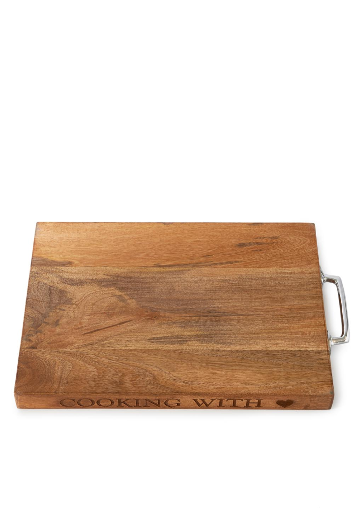 Cooking with Love Cutting Board.