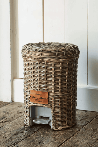 Rustic Rattan Classic Bin