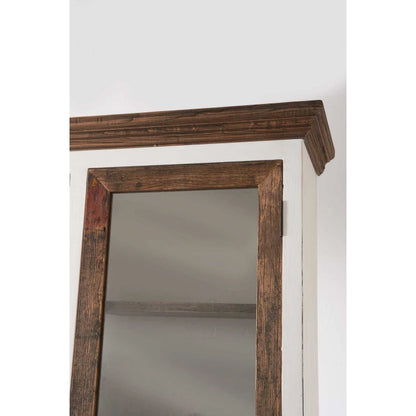 Driftwood Double Cabinet with winerack