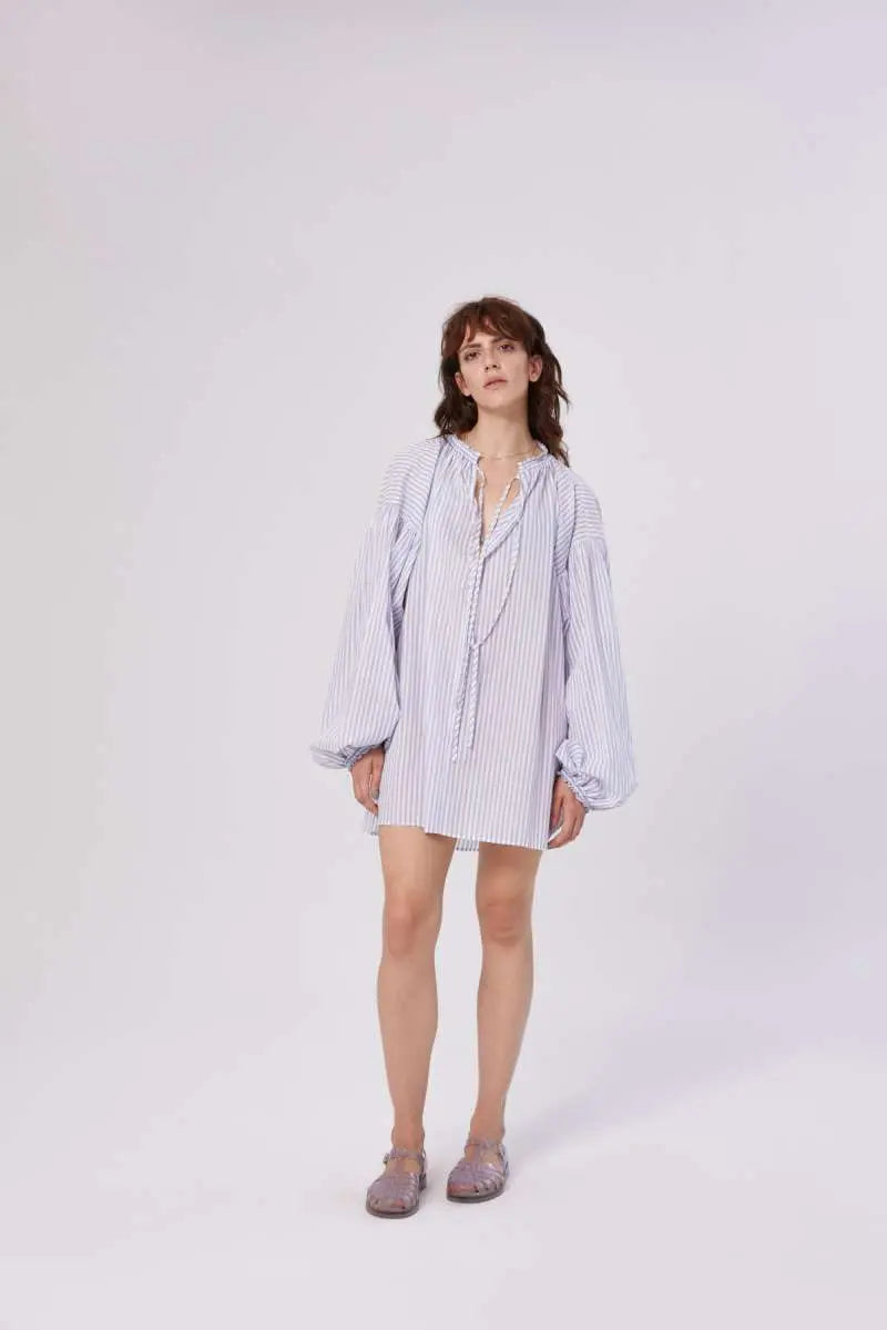Tunic Stripe Blue White