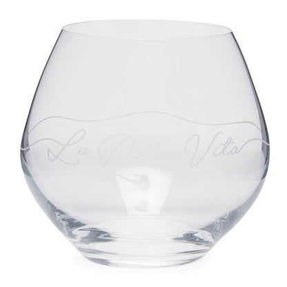 La Dolce Vita White Wine Glass