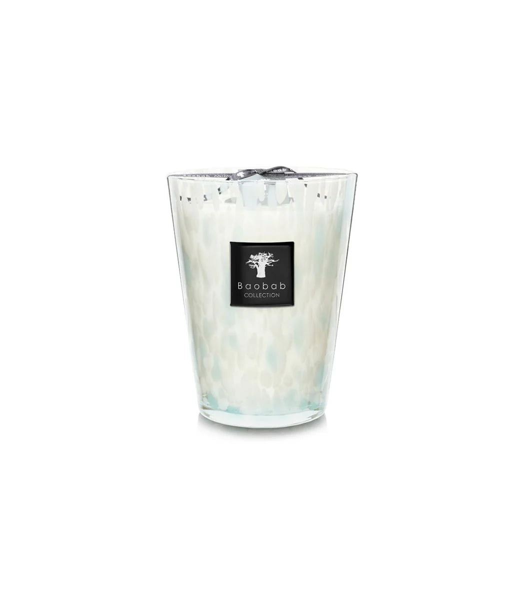 Pearls Sapphire Candle