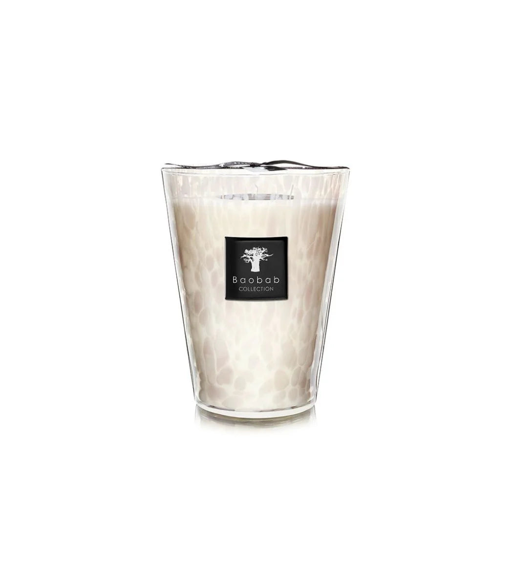 Pearls White Candle