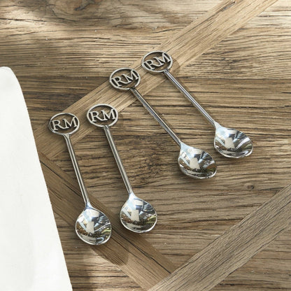 RM Monogram Fork/Spoons (Set of 4)