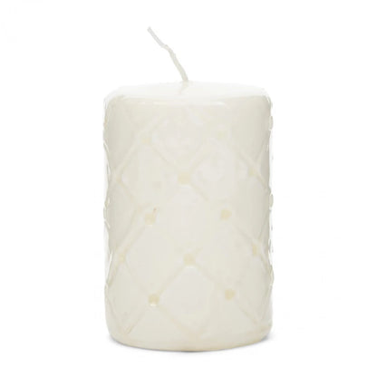 Pillar Candle Padded, White