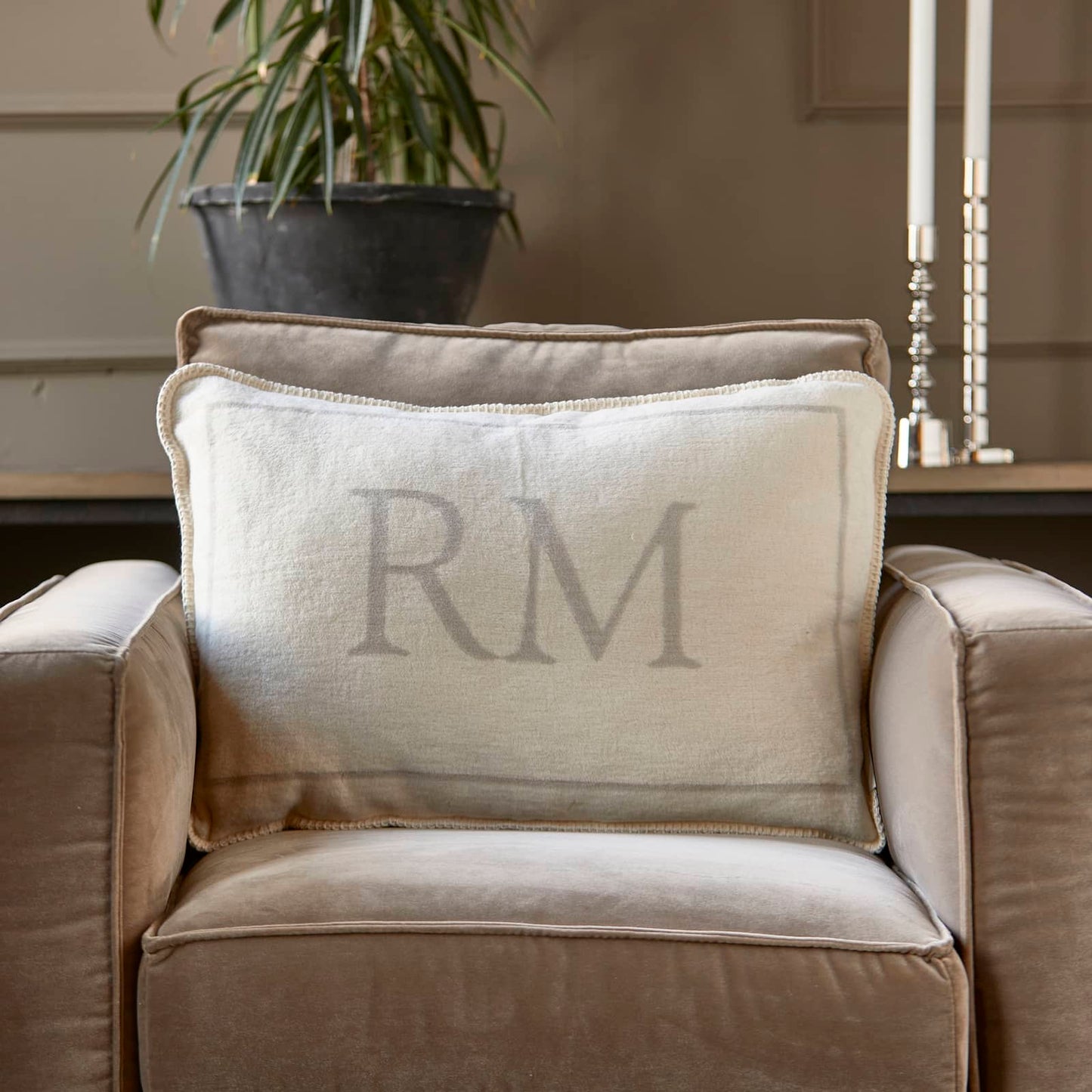 RM Logo Pillow Cover