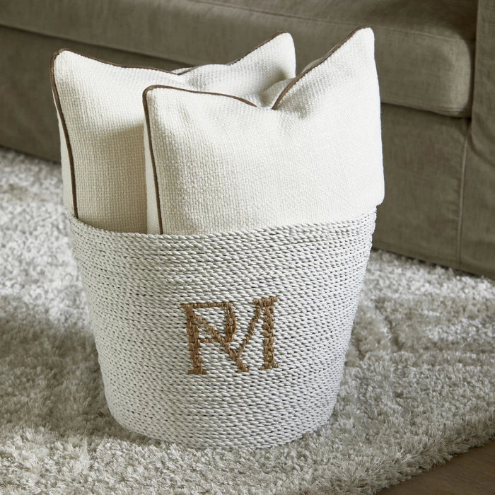 Basket Set Of 4 RM Monogram