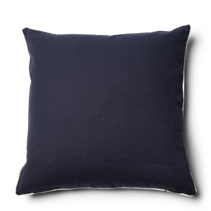 RM Monogram Pillow Cover Blue