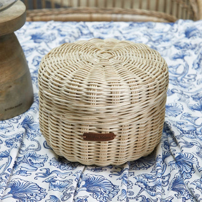 Rustic Rattan Benoa Storage Basket