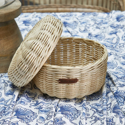 Rustic Rattan Benoa Storage Basket