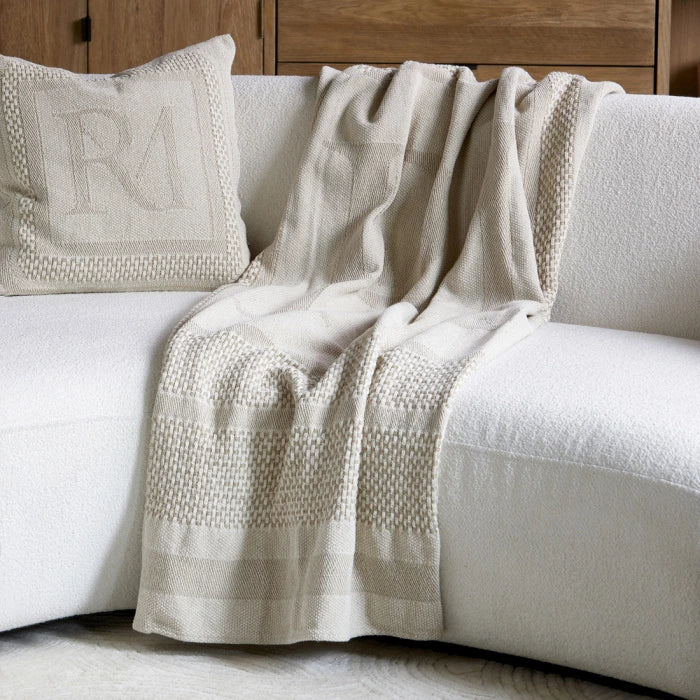 RM Monogram Jacquard Throw