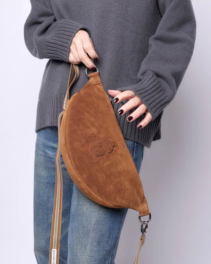 Belt Bag - Scarabmotive Cognac Suede