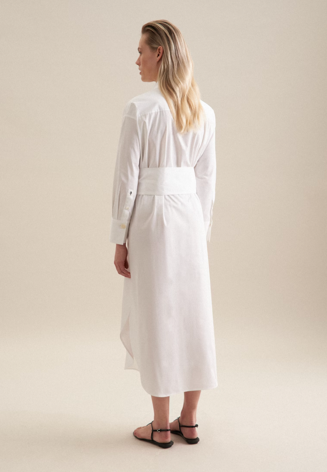 Cotton Maxi Dress - White