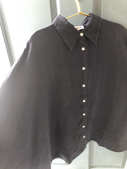 Blouse Antonia Linen Navy