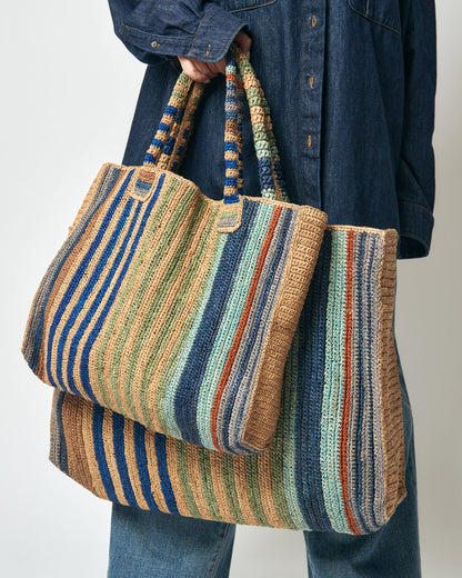 Raffia Weekender Bag Coast