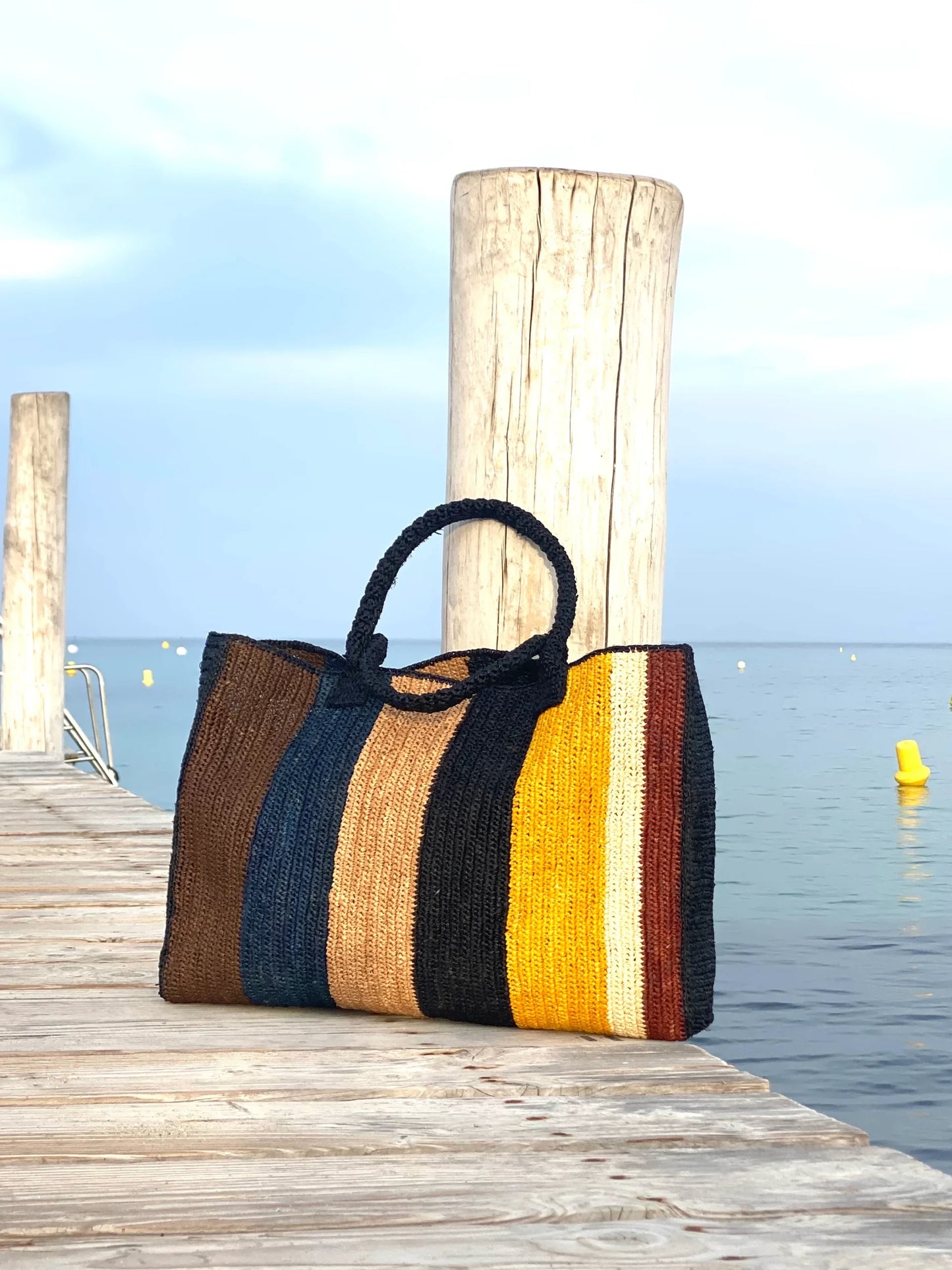 Raffia Weekender Bag Cruise