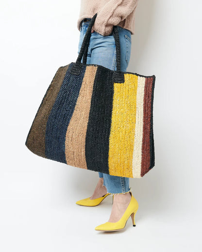 Raffia Weekender Bag Cruise