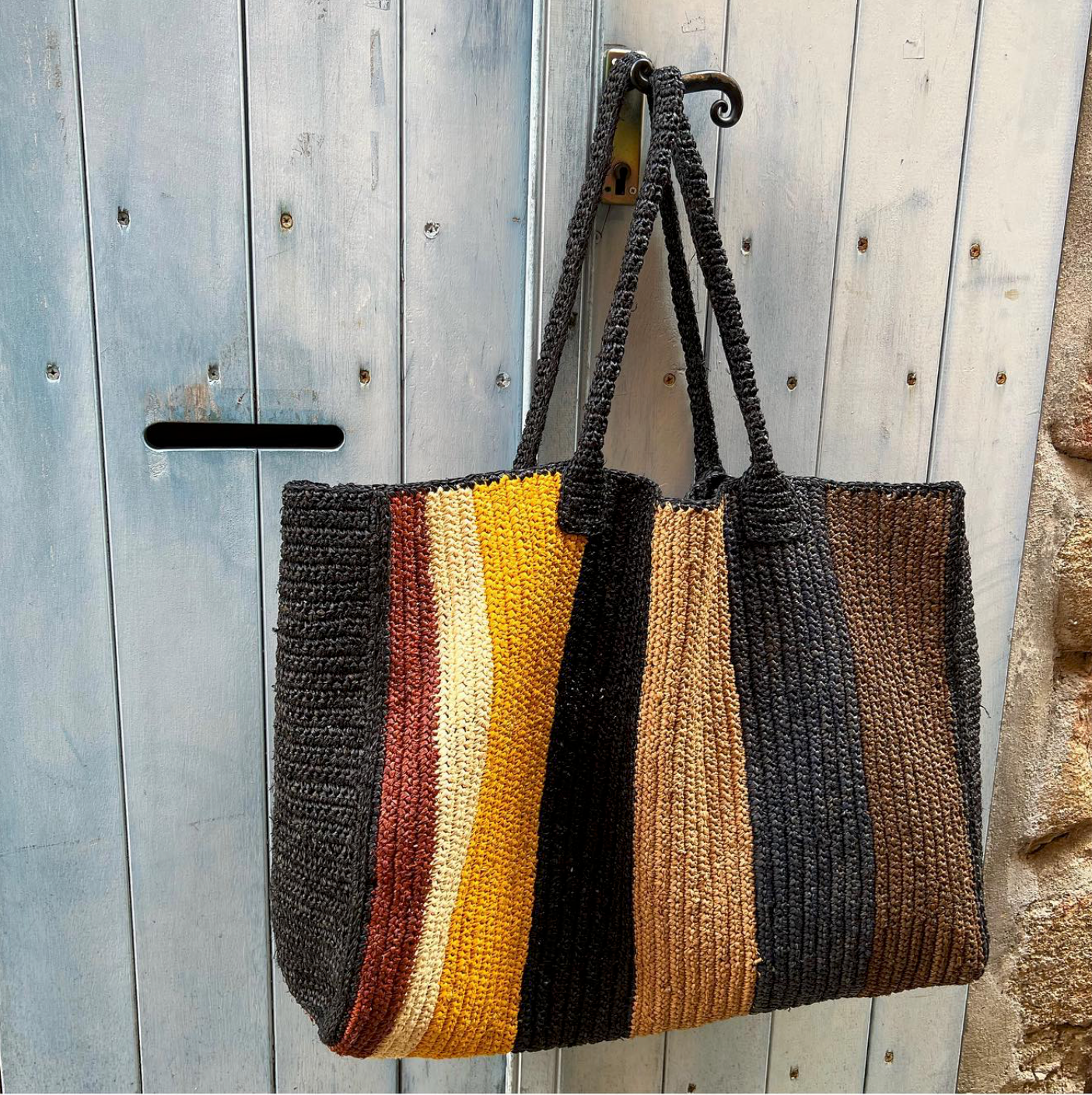 Raffia Weekender Bag Cruise