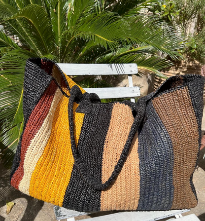 Raffia Weekender Bag Cruise